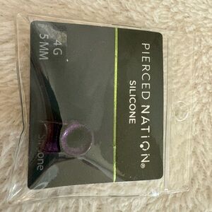 Spencer's Black Silicone Ear Plug